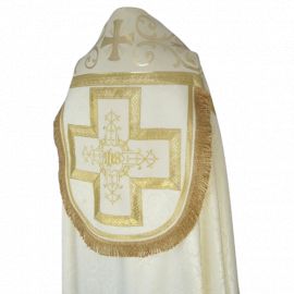 Kapa rzymska, kolory liturgiczne - tkanina żakard (10)