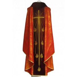 Ornat haftowany Duch Święty - aksamit (6)