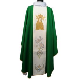 Ornat zielony Matka Boża Licheńska