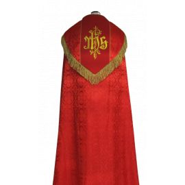 Kapa haftowana IHS rozeta - kolory liturgiczne (50A)