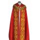 Kapa haftowana IHS rozeta - kolory liturgiczne (50A)