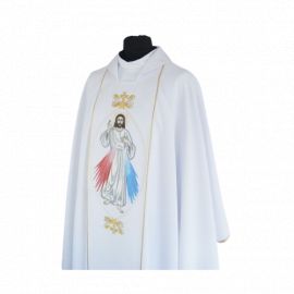 Ornat haftowany Jezus Miłosierny (05)