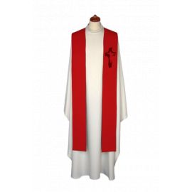 Stuła haftowana do koncelebry - kolory liturgiczne (5)
