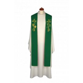 Stuła haftowana do koncelebry - kolory liturgiczne (7)