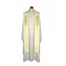 Stuła haftowana do koncelebry - kolory liturgiczne (7)