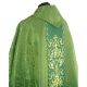 Ornat gotycki zielony, fioletowy haftowany - tkanina żakard (41)