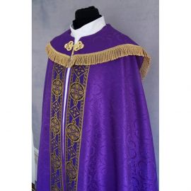 Kapa haftowana Alfa Omega, kolory liturgiczne (17)