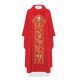 Ornat haftowany z symbolem kielicha eucharystycznego - czerwony (H12)