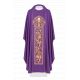 Ornat haftowany z symbolem kielicha eucharystycznego - fioletowy (H12)