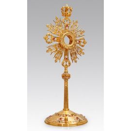 Monstrancja złocona z ozdobnymi elementami - 70 cm (S049)