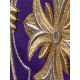 Ornat bogato haftowany - fioletowy (H158)