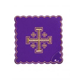 Bielizna kielichowa haftowana -Krzyż Jerozolimski (32H)