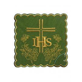 Bielizna kielichowa haftowana IHS + krzyż (53H)