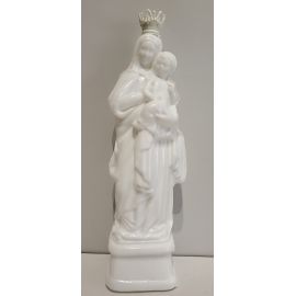 Butelka na wodę święconą - Matka Boża z dzieciątkiem biała