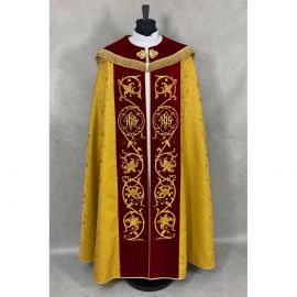Kapa liturgiczna haftowana IHS (22)