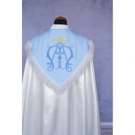 Kapa liturgiczna Maryjna - haftowana (3)