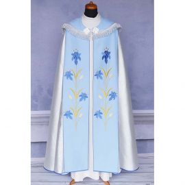 Kapa liturgiczna Maryjna - haftowana (3)
