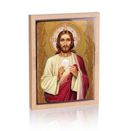 Ikona religijna Jezus Chrystus z Hostią (2)