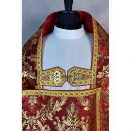 Zestaw kapa rzymska + welon liturgiczny (13K)