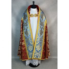 Zestaw kapa rzymska + welon liturgiczny (13K)
