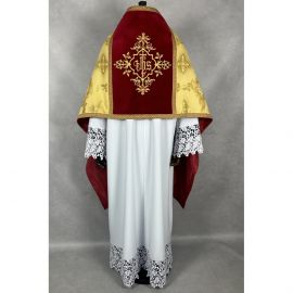 Welon liturgiczny, złoty, tkanina żakard (28K)