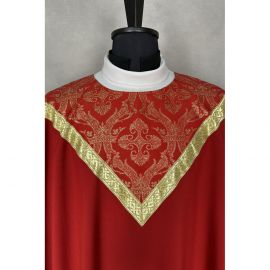 Ornat semi gotycki czerwony + stuła (35K)