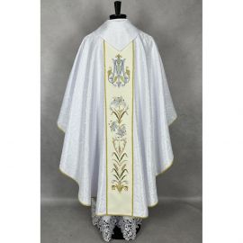Ornat gotycki haftowany, motyw maryjny (20K)