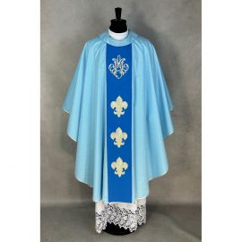 Ornat gotycki, haftowany maryjny (67K)