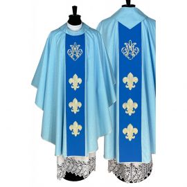 Ornat gotycki, haftowany maryjny (67K)