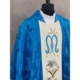 Ornat gotycki haftowany, motyw maryjny (75K)