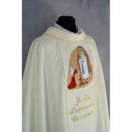 Ornat haftowany Matka Boska z Lourdes (02)