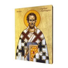 Ikona święty Cyprian z Kartaginy
