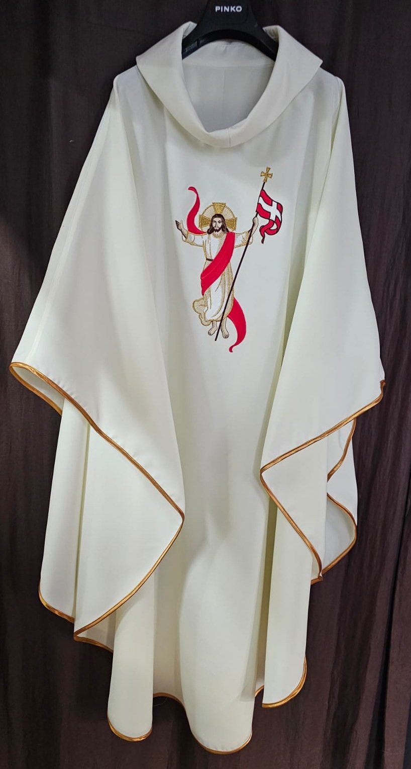Ornat haftowany Chrystus Zmartwychwstały