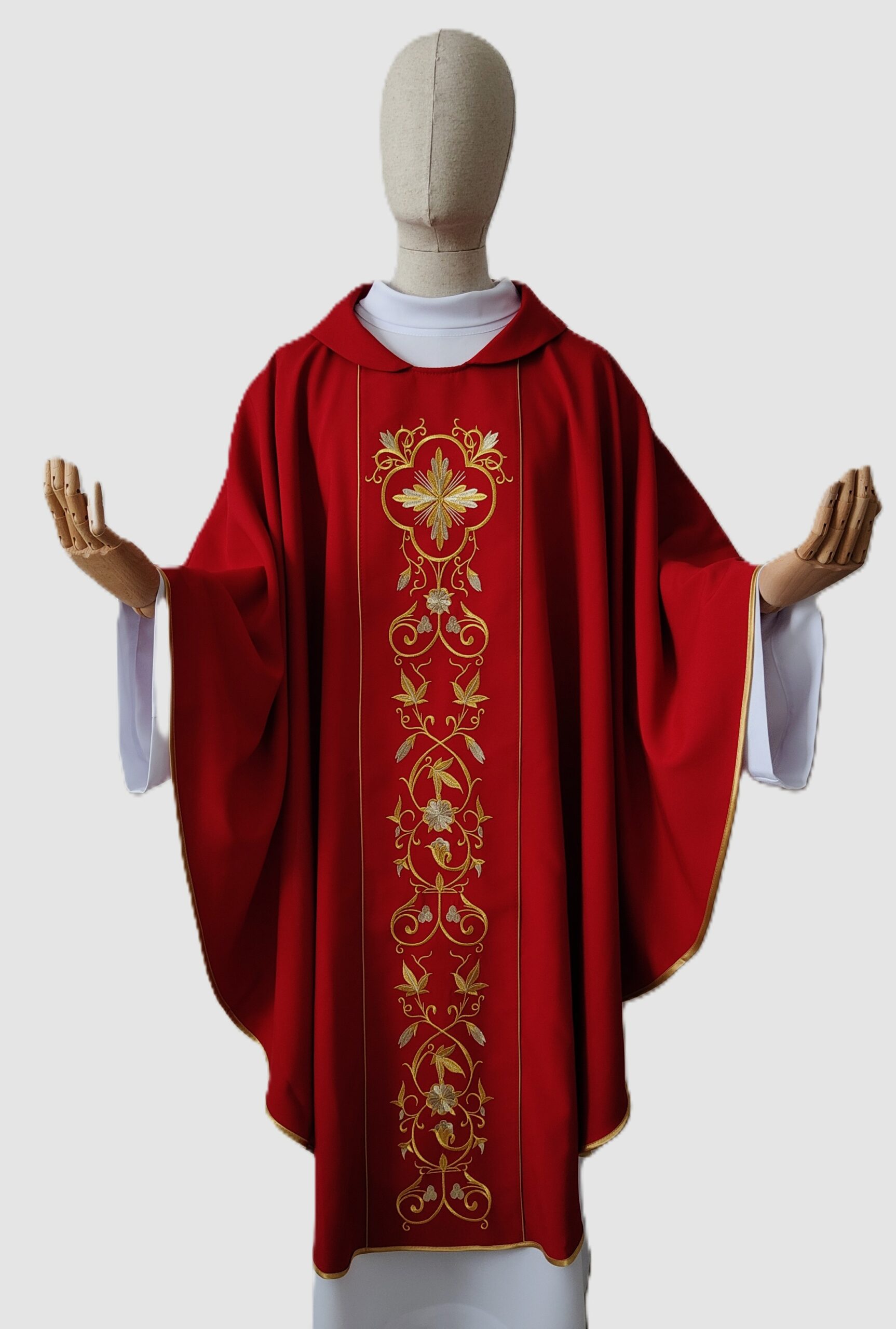 Ornat kapłański, pas haftowany - kolory liturgiczne (proszę wybrać)