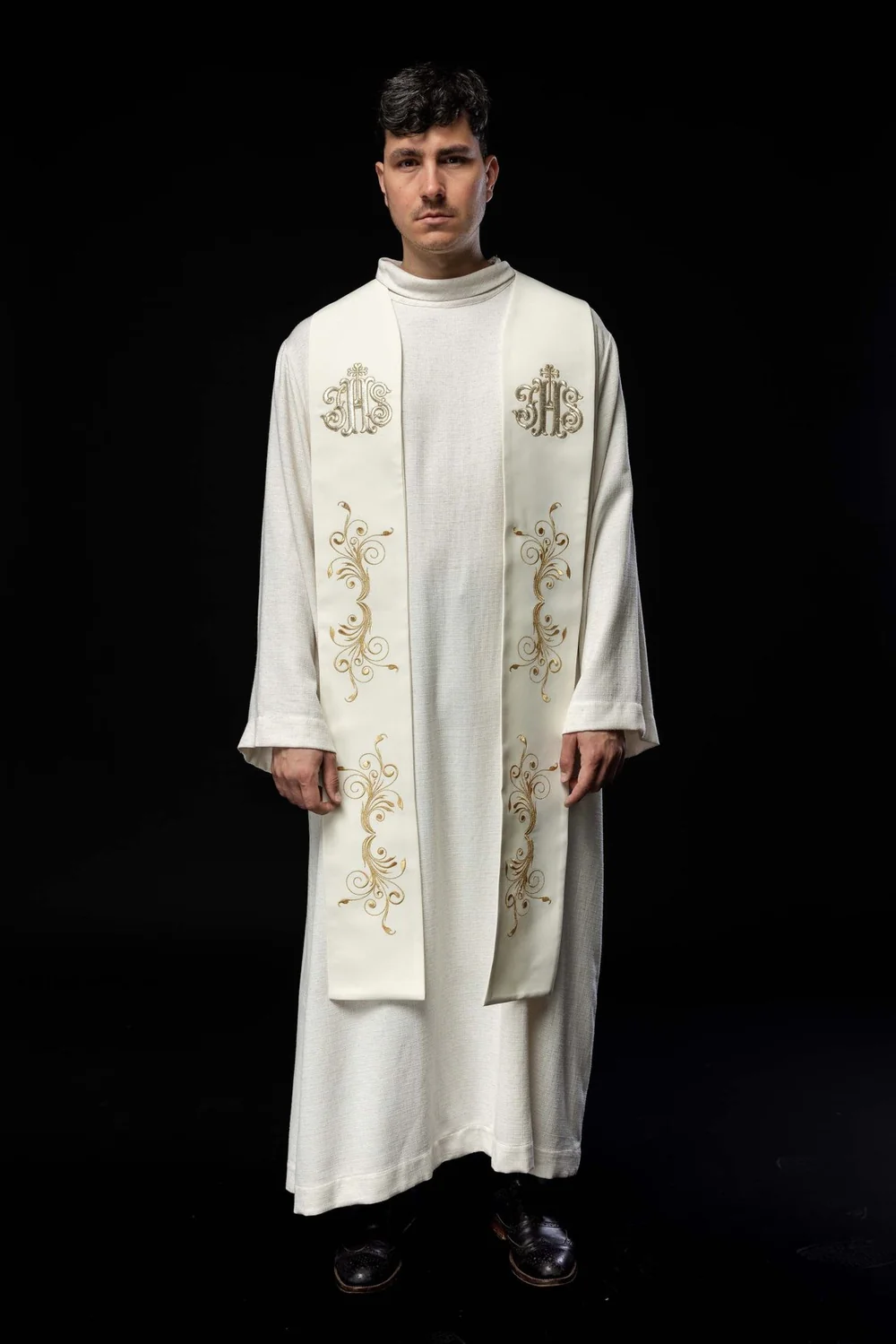 Stuła haftowana - kolory liturgiczne (413)