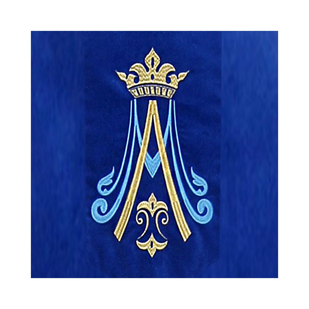 Welon liturgiczny Maryjny haftowany (11) - zdjęcie 2