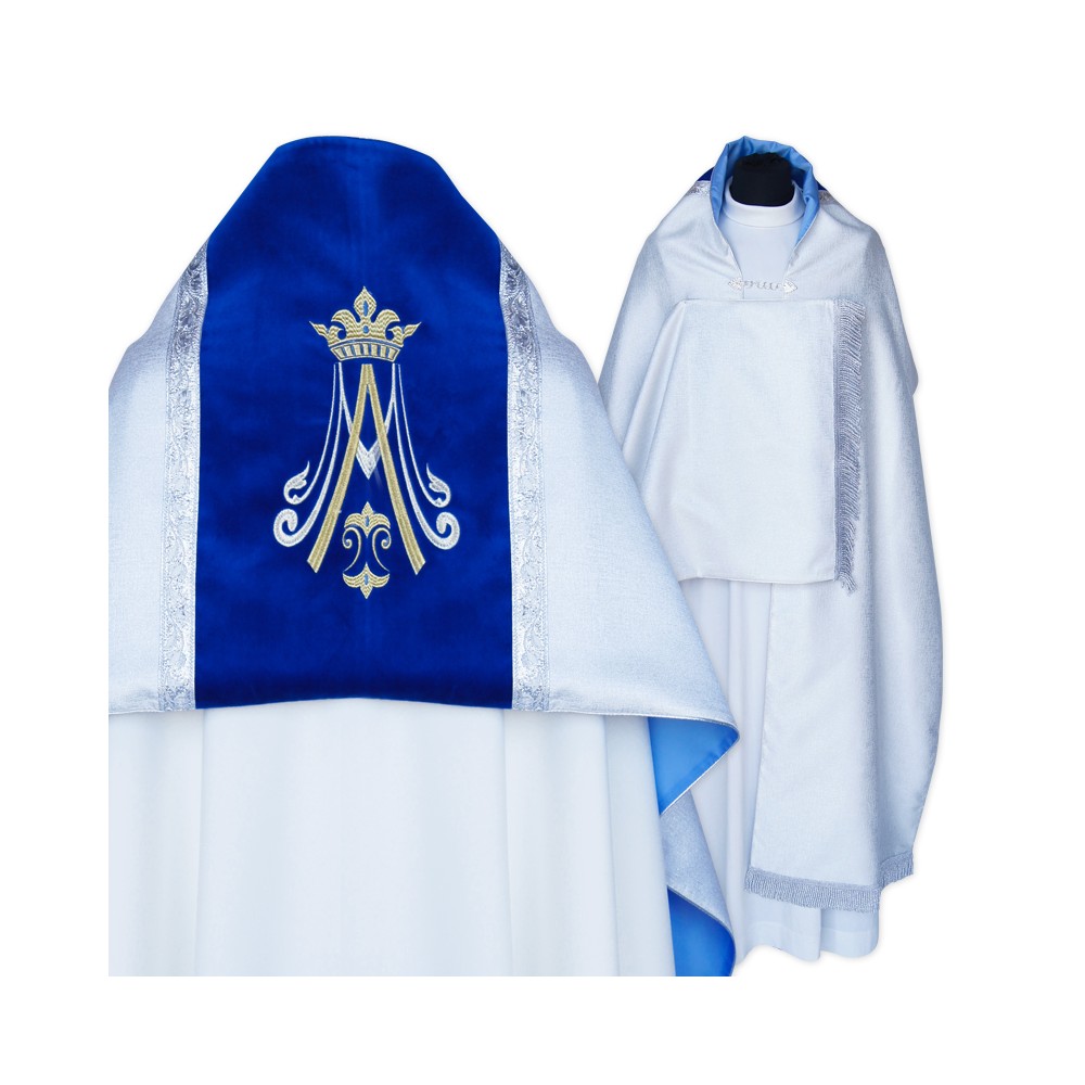 Welon liturgiczny Maryjny haftowany (11)