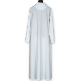Alba kapłańska kaptur, bez zakładek