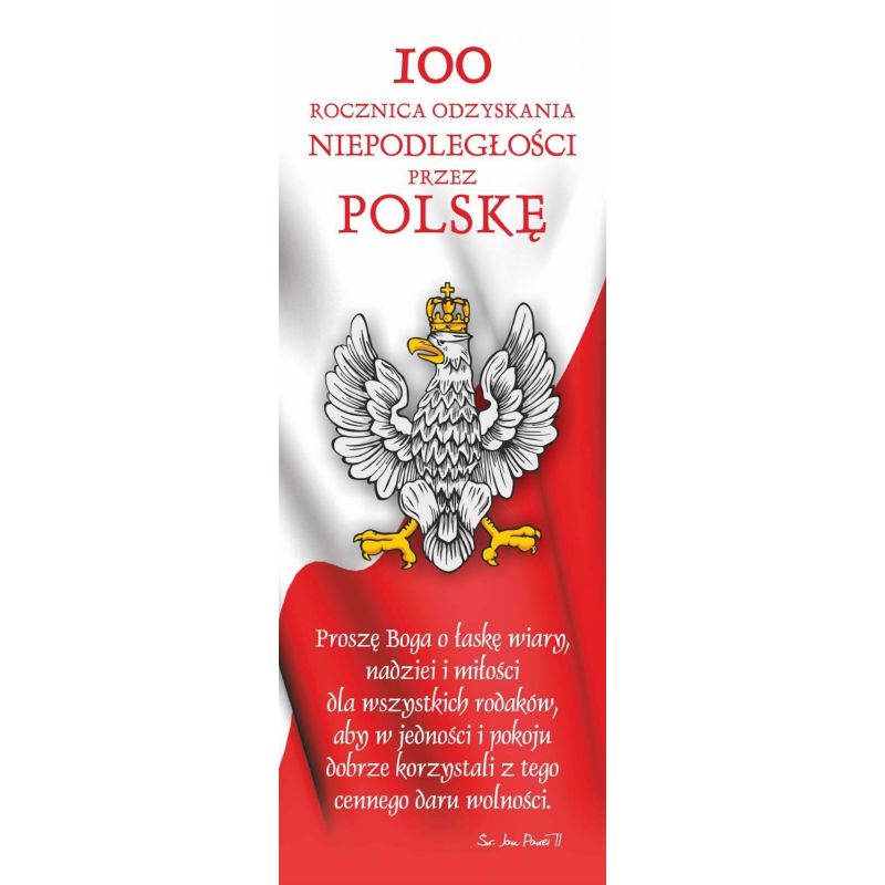 Baner - 100 rocznica odzyskania niepodległości przez Polskę