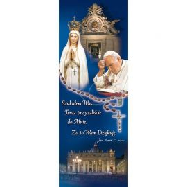 Baner - Św. Jan Paweł II Matka Boża Fatimska