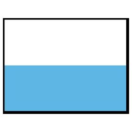 Flaga Maryjna biało-niebieska
