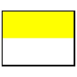 Flaga papieska biało-żółta