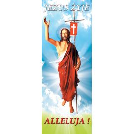 Baner na Wielkanoc "Jezus Żyje - ALLELUJA.." (29)