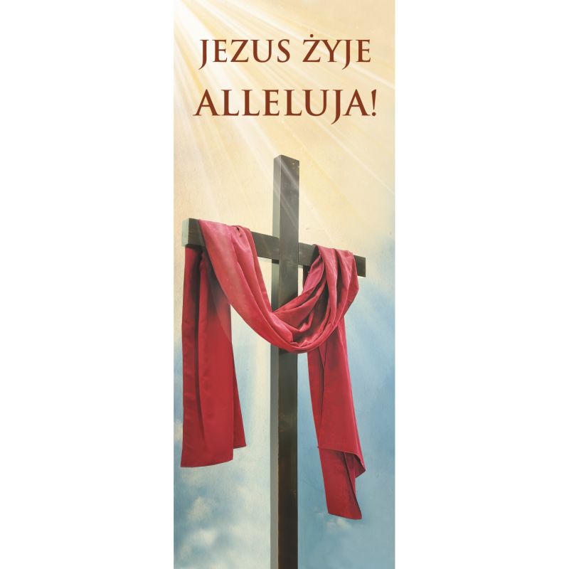 Baner na Wielkanoc "Jezus żyje Alleluja!" (30)