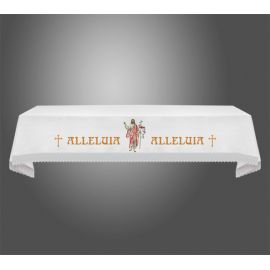 Obrus ołtarzowy wielkanocny  - Alleluja + Chrystus (4)