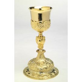 Kielich barokowy 25 cm — detal zdobień czaszy