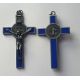 Krzyż św. Benedykta - niebieski