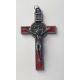 Krzyż św. Benedykta - czerwony