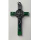 Krzyż św. Benedykta - zielony