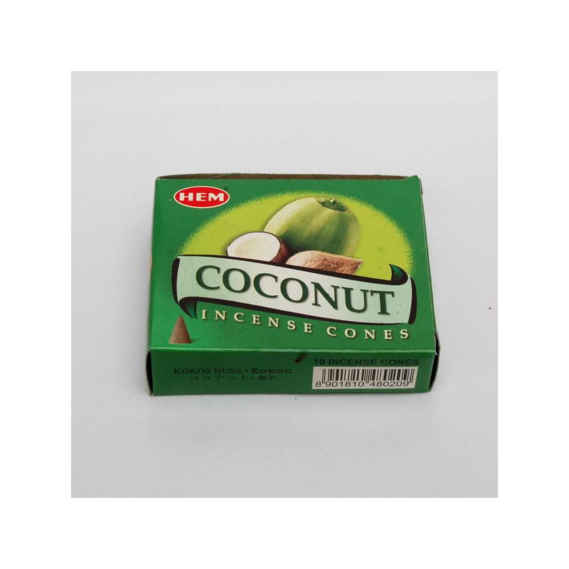 Kadzidło stożkowe - Kokos (10 stożków)
